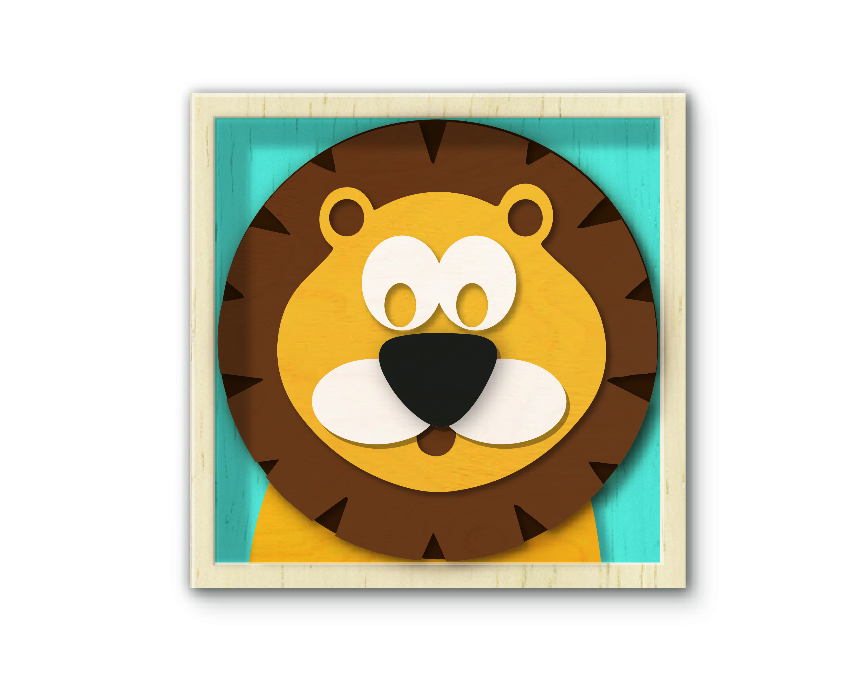Paint and Stack Puzzlers - Lion