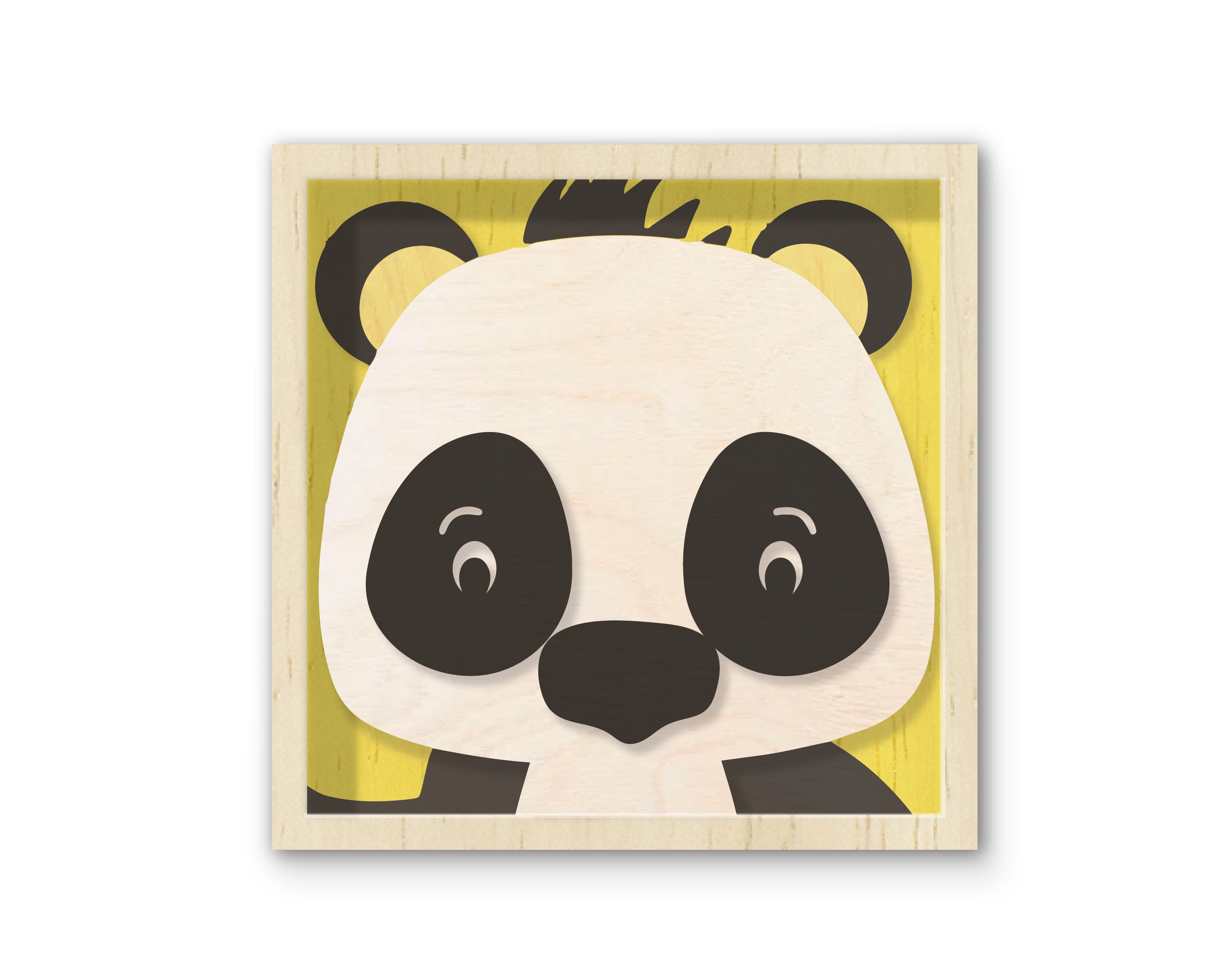 Paint & Stack Puzzlers - Panda