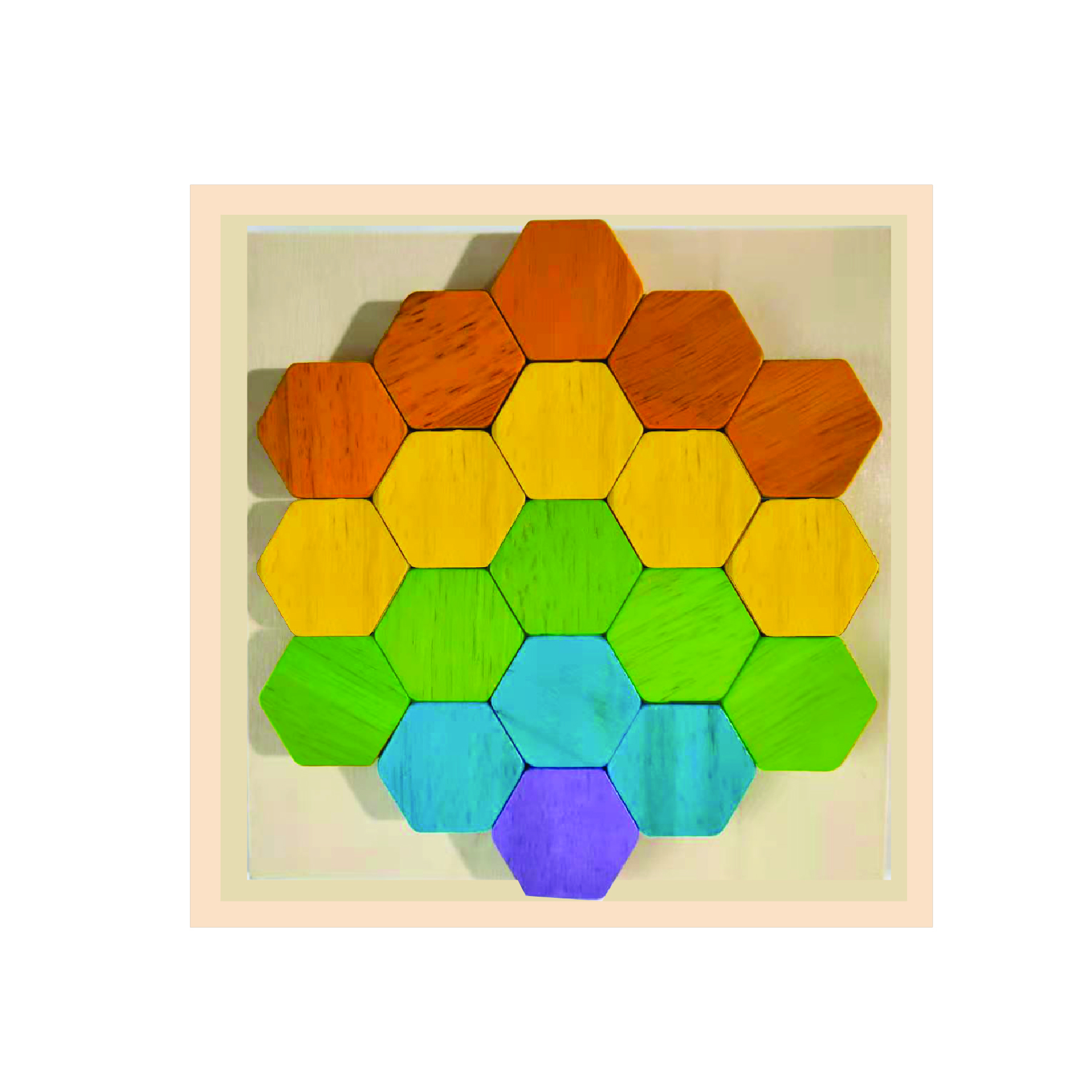 Hexagon Matching Puzzle