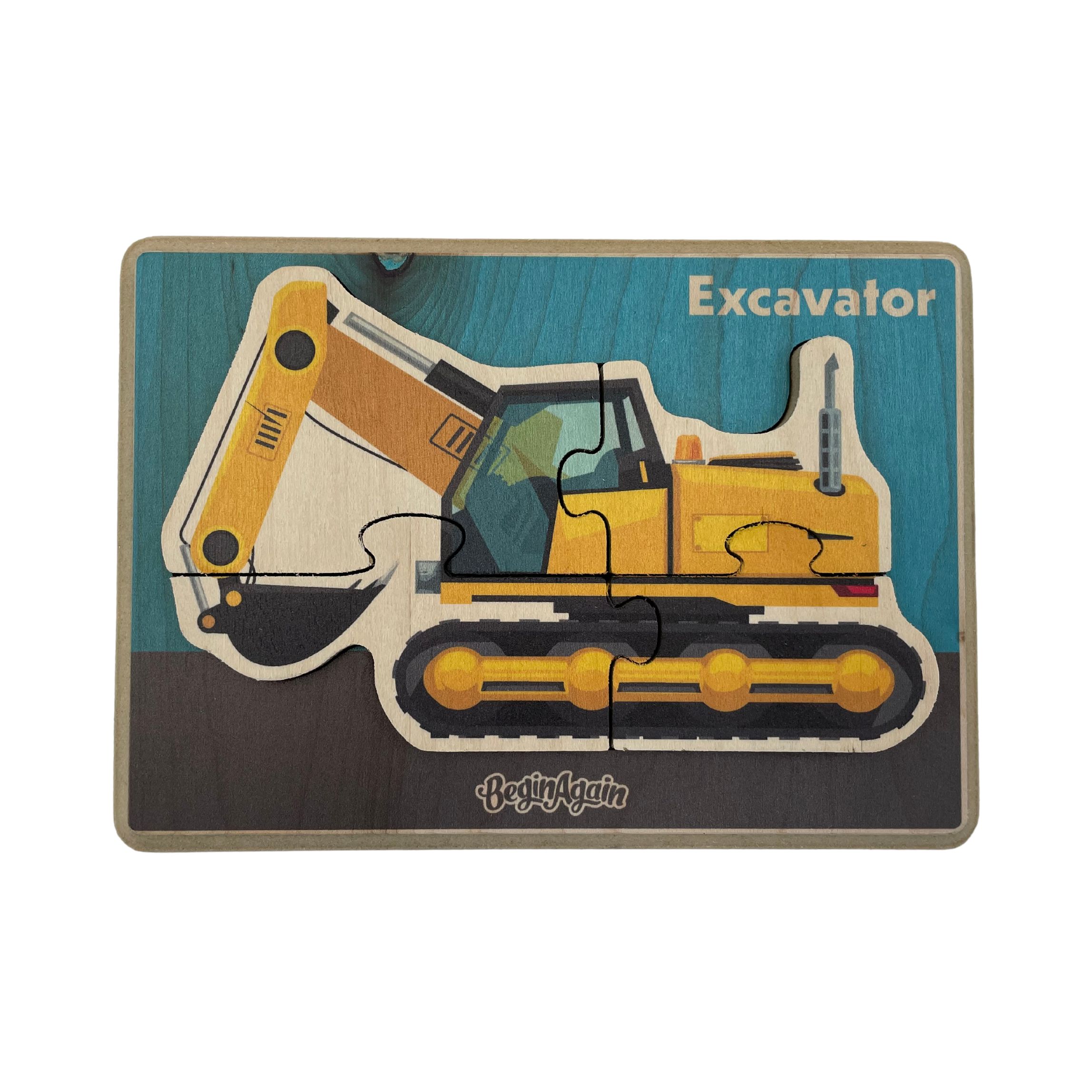 Construction Vehicle Puzzle - Excavator