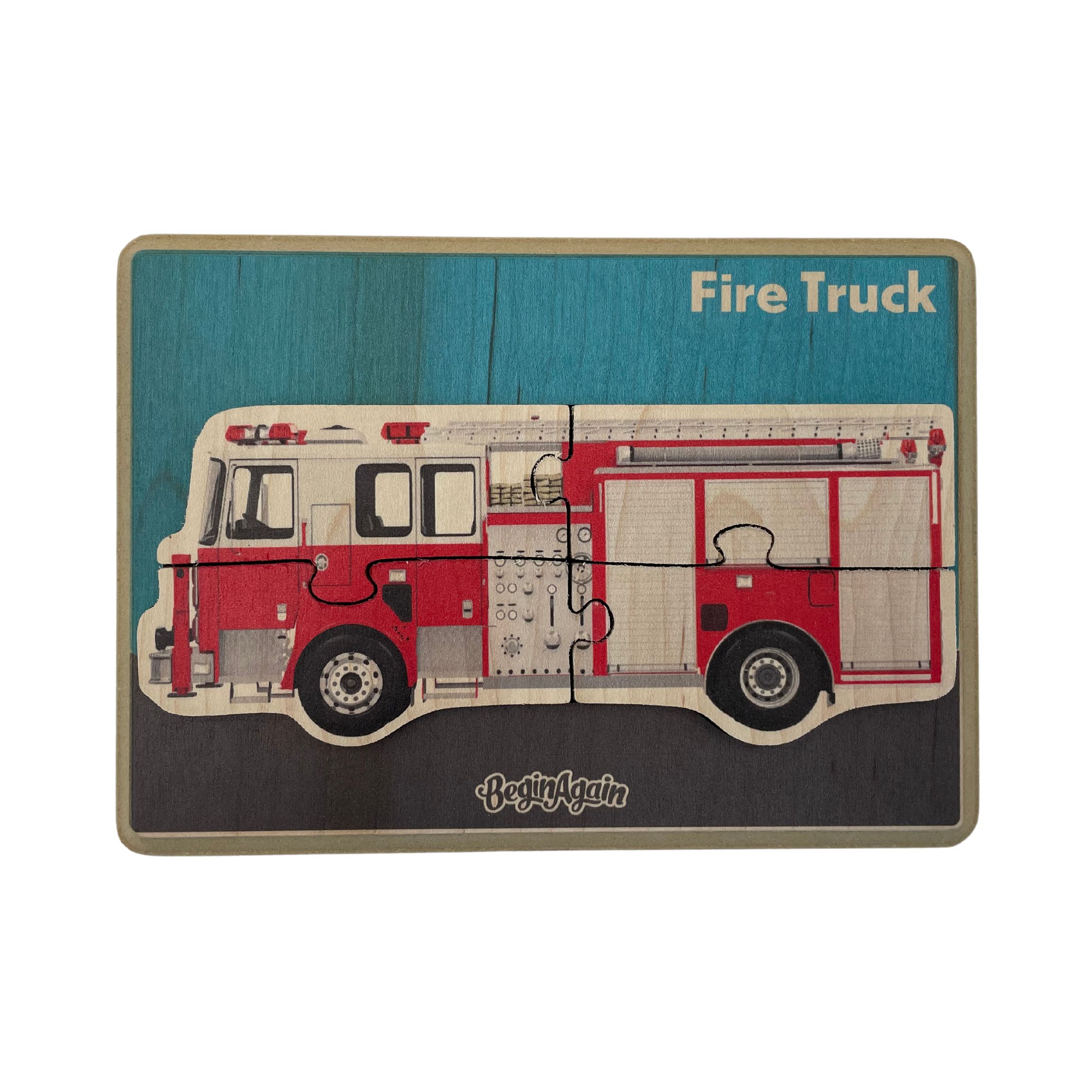 Emergency Vehicle Puzzle - Fire Truck