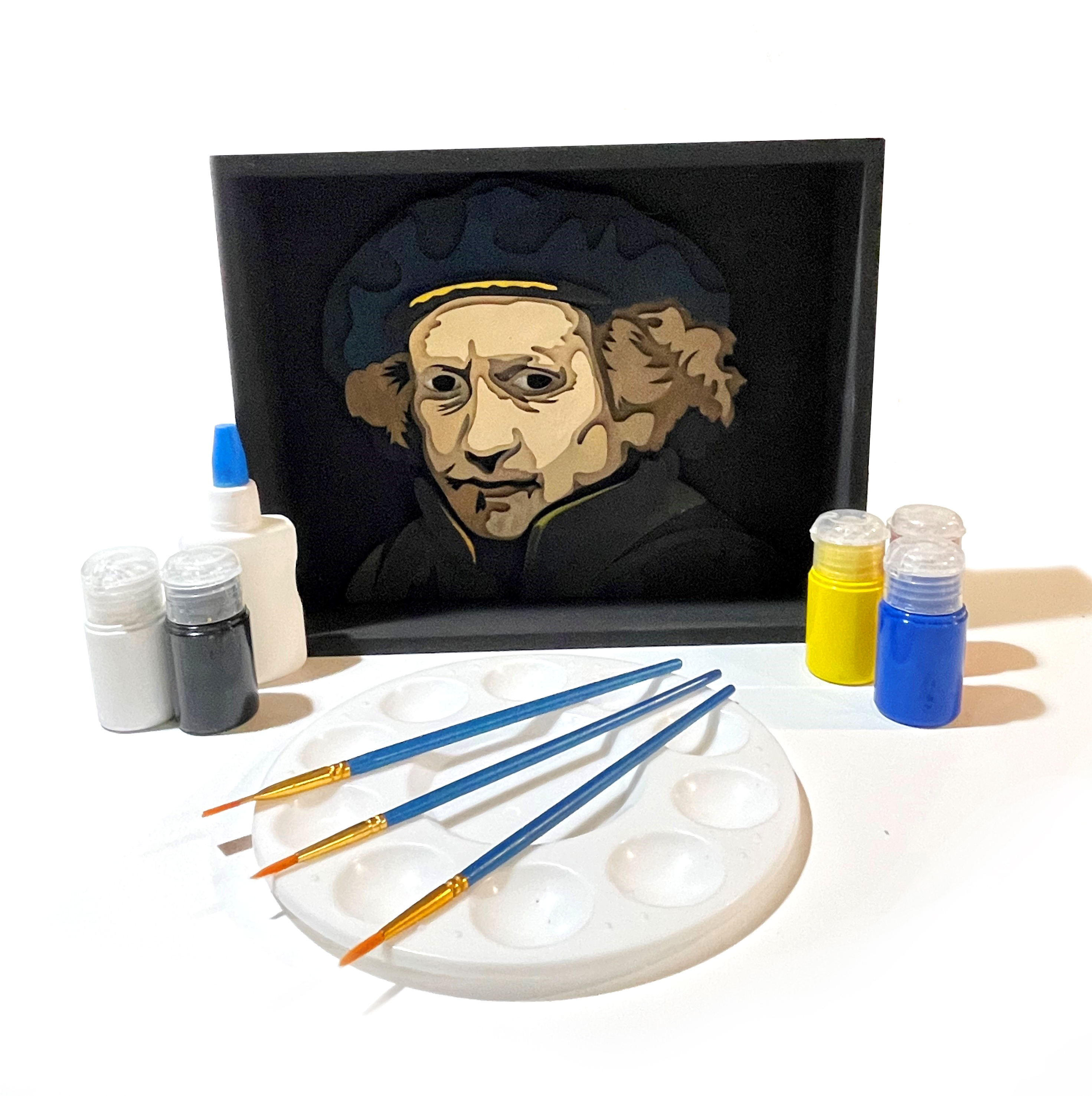 Get Stacked Paint and Puzzle Kit - Rembrandt 3