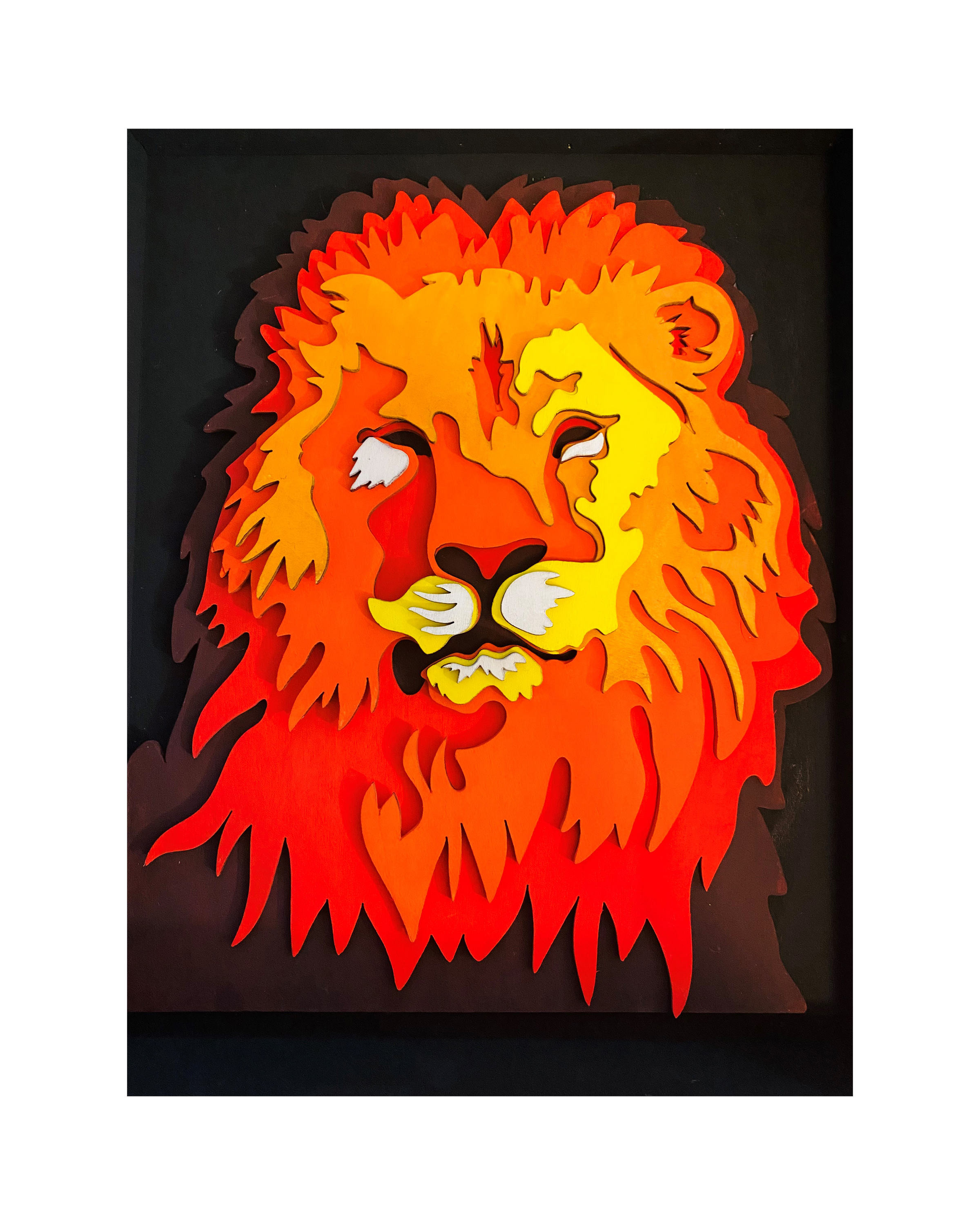 Get Stacked Paint and Puzzle Kit - Mighty Lion 3
