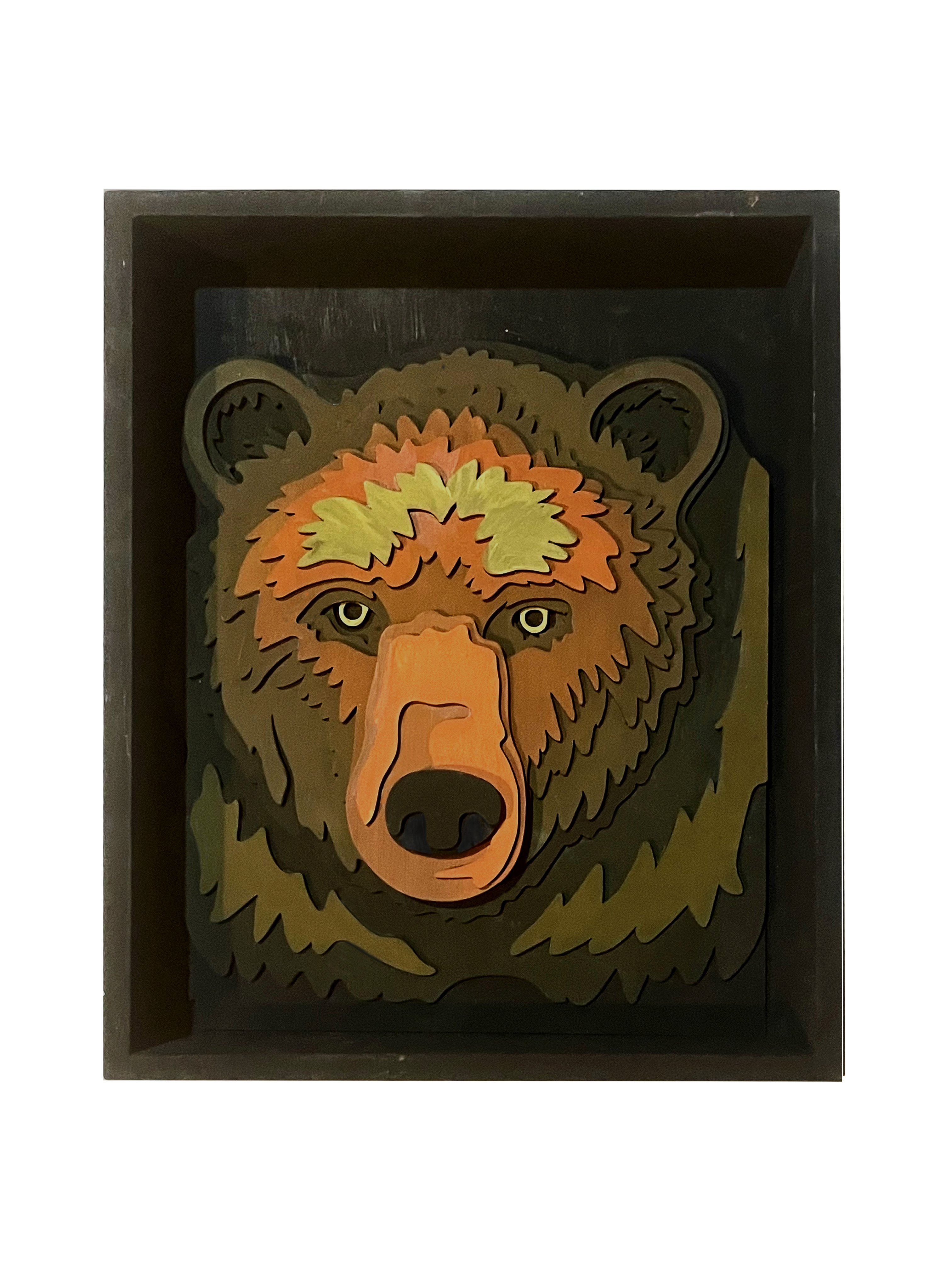 Get Stacked Paint and Puzzle Kit - Grizzly Bear 3