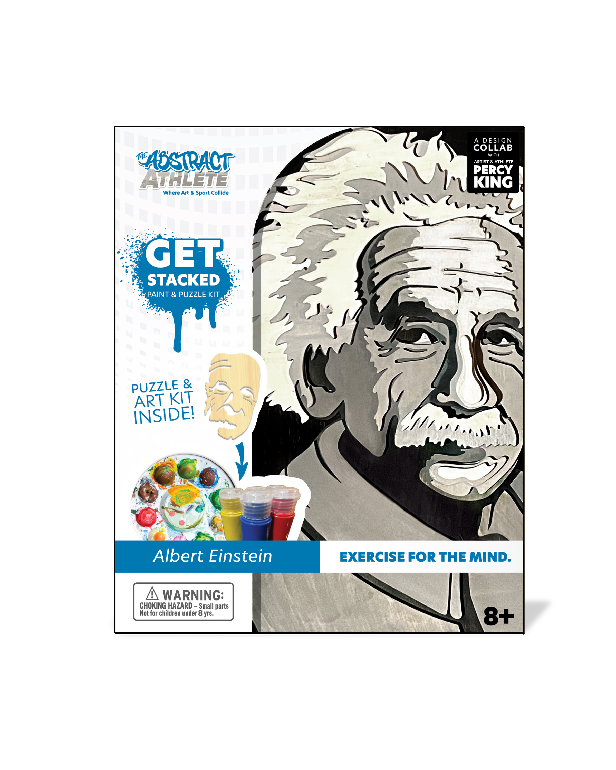 Get Stacked Paint & Puzzle Kit - Einstein
