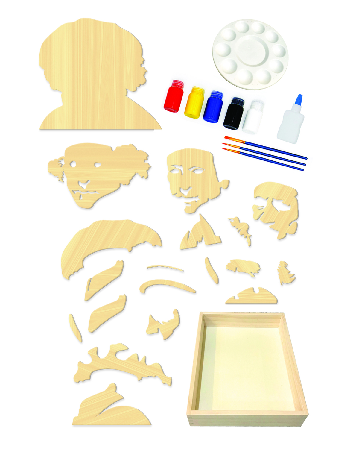 Get Stacked Paint and Puzzle Kit - Rembrandt 2