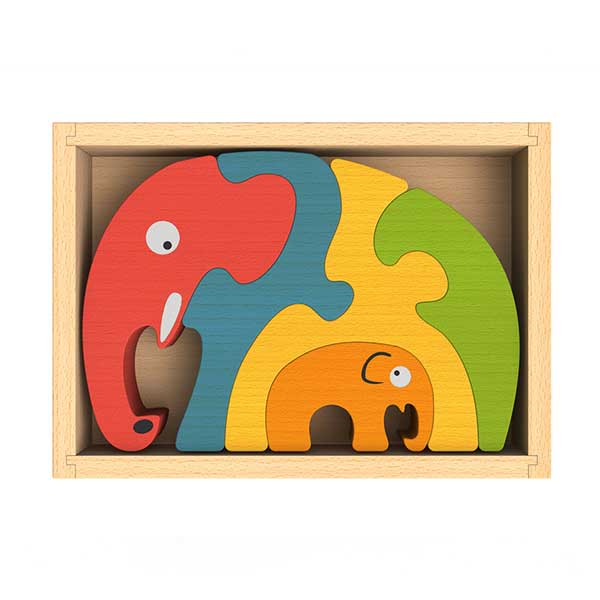 Elephant Family Puzzle 1