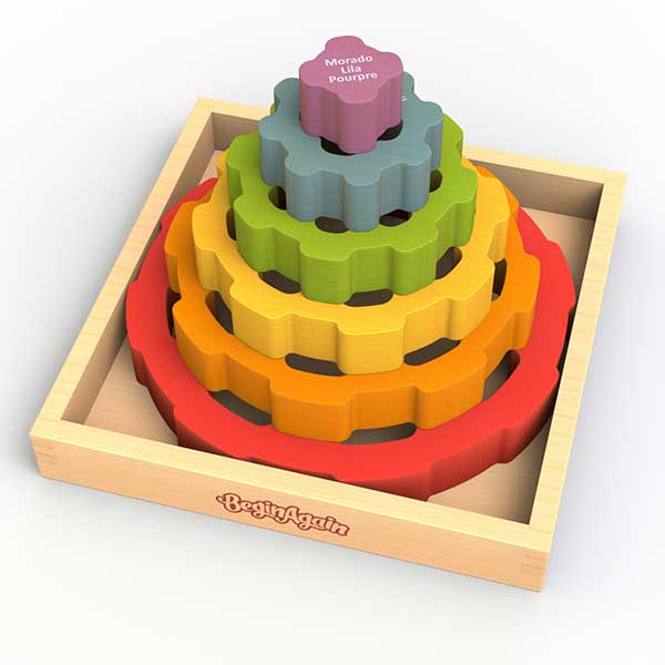 Gear Stacker Toddler Toy 2