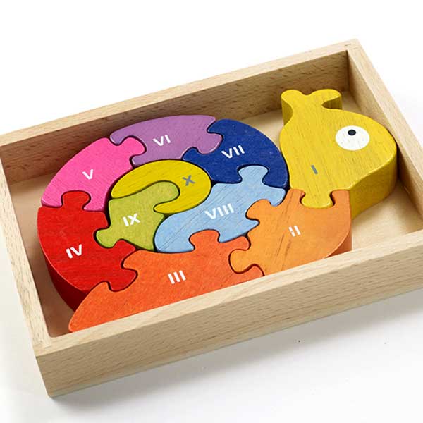 Number Snail Learning Puzzle 2