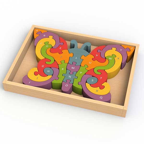 Butterfly A to Z Puzzle 3