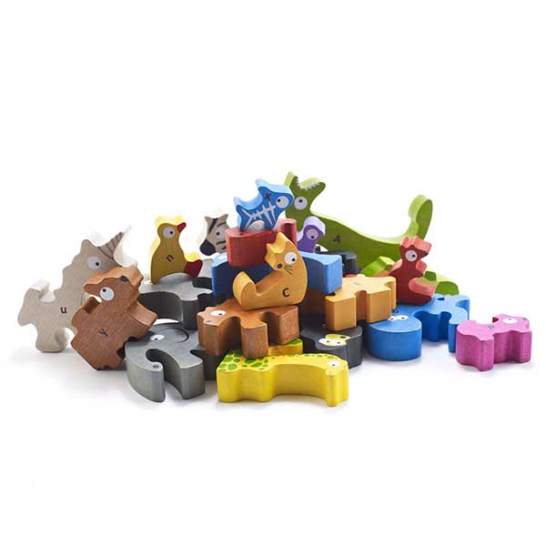 Animal Parade A to Z Puzzle & Playset 2