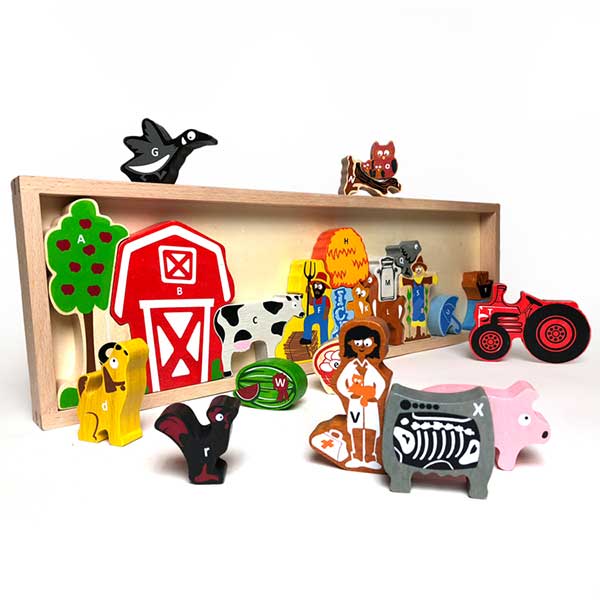 Farm A to Z Puzzle and Playset 2